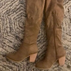 Brand new over-the-knee boots. Super nice!